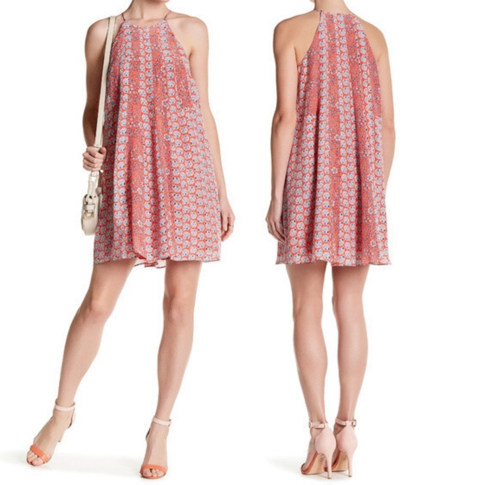 Rebecca Taylor Amanda Cami Halter‎ Silk Dress Size 2 EUC